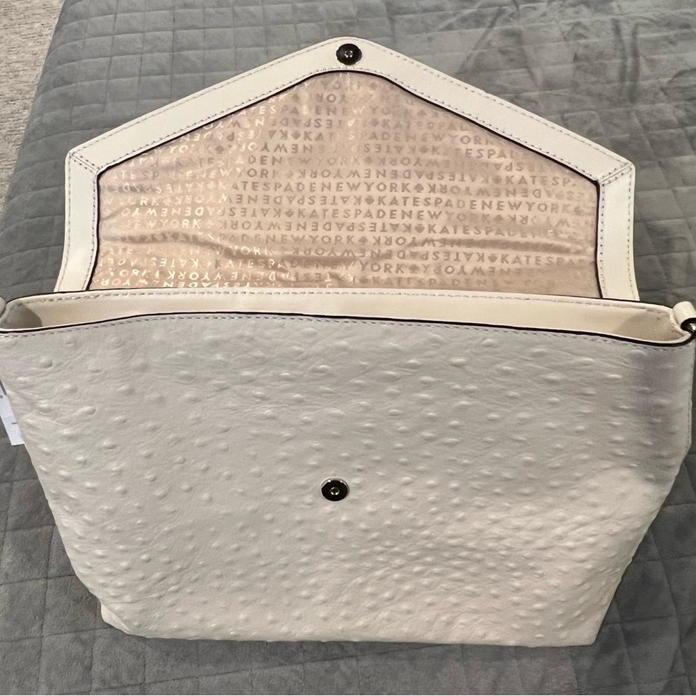 Kate Spade Embossed Ostrich Leather Purse - Picture 3 of 11